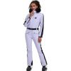 imageGS SNOWING Womens Ski Suit One Piece Snowsuits Insulated Waterproof Windproof Slim Winter Outdoor Onesies Ski JumpsuitPurple