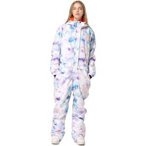 imageGS SNOWING Womens One Pieces Ski Suits Jumpsuits Ski Suit Coveralls Winter Outdoor Windproof Waterproof SnowsuitStylea