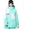 imageGS SNOWING Womens Ski Jackets and Pants Set Windproof Waterproof Colorful Snowboard Snowsuit389grey