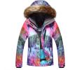 imageWomen Snowboard Suit Waterproof Windproof Ski Jacket and Pant02white