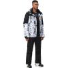 imageMens Jacket and Pants Set Insulated Waterproof Waterproof Snowboard Snowsuits for Snow Sport01huablack