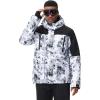 imageMens Jacket and Pants Set Insulated Waterproof Waterproof Snowboard Snowsuits for Snow Sport01huablack