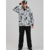 imageMens Jacket and Pants Set Insulated Waterproof Waterproof Snowboard Snowsuits for Snow Sport04white