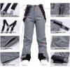 imageWomens Ski Jackets and Bib Pants Set Windproof Waterproof Insulated Snowsuit133bkwblack