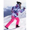 imageWomens Ski Jackets and Pants Set Windproof Waterproof Insulated Snowsuit Winter Warm Snowboarding Snow CoatBlue02