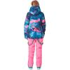 imageWomens Ski Jackets and Pants Set Windproof Waterproof Insulated Snowsuit Winter Warm Snowboarding Snow CoatPink03