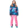 imageWomens Ski Jackets and Pants Set Windproof Waterproof Insulated Snowsuit Winter Warm Snowboarding Snow CoatPink03