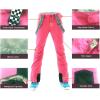 imageWomens Ski Jackets and Pants Set Windproof Waterproof Insulated Snowsuit Winter Warm Snowboarding Snow CoatWhite