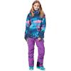 imageWomens Ski Jackets and Pants Set Windproof Waterproof Insulated Snowsuit Winter Warm Snowboarding Snow CoatWhite03