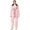 imageGS SNOWING Womens Ski Jackets and Pants Set Windproof Waterproof Snowboard Jacket Bibs Two Piece Ski Suits384pk1622pk