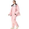 imageGS SNOWING Womens Ski Jackets and Pants Set Windproof Waterproof Snowboard Jacket Bibs Two Piece Ski Suits384pk1622pk