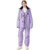 imageGS SNOWING Womens Ski Jackets and Pants Set Windproof Waterproof Snowboard Jacket Bibs Two Piece Ski Suits384pp1622bk