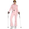 imageGS SNOWING Womens Ski Suit One Piece Snowsuit Winter Snow Snowboard Slim Insulated Jumpsuits Waterproof WindproofPink