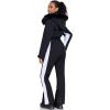 imageGS SNOWING Womens Ski Suit One Piece Snowsuits Snowboard Outdoor Insulated Waterproof Windproof Slim Fit Overalls Jumpsuits02blackwhite