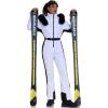 imageGS SNOWING Womens Ski Suit One Piece Snowsuits Snowboard Outdoor Insulated Waterproof Windproof Slim Fit Overalls Jumpsuits02whiteblack