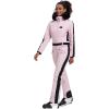 imageGS SNOWING Womens Ski Suit One Piece Snowsuits Snowboard Ski Outfit Faux Fur Collar Slim Jumpsuit Jacket Insulated WindproofPink