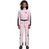 imageGS SNOWING Womens Ski Suit One Piece Snowsuits Snowboard Ski Outfit Faux Fur Collar Slim Jumpsuit Jacket Insulated WindproofPink