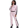 imageGS SNOWING Womens Ski Suit One Piece Snowsuits Snowboard Ski Outfit Faux Fur Collar Slim Jumpsuit Jacket Insulated WindproofPink