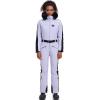 imageGS SNOWING Womens Ski Suit One Piece Snowsuits Snowboard Ski Outfit Faux Fur Collar Slim Jumpsuit Jacket Insulated WindproofPurple