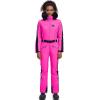 imageGS SNOWING Womens Ski Suit One Piece Snowsuits Snowboard Ski Outfit Faux Fur Collar Slim Jumpsuit Jacket Insulated WindproofRose