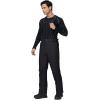 imageGS SNOWING Mens Snow Insulated Pants Winter Warm Ski Pant Outdoor Waterproof Snowboard Bibs with SuspendersBlack