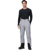 imageGS SNOWING Mens Snow Insulated Pants Winter Warm Ski Pant Outdoor Waterproof Snowboard Bibs with SuspendersGrey