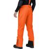 imageGS SNOWING Mens Snow Insulated Pants Winter Warm Ski Pant Outdoor Waterproof Snowboard Bibs with SuspendersOrange