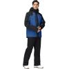 imageMens Ski Jacket and Pants Set Insulated Waterproof Waterproof Snow Suit Winter Outdoor Warm SnowsuitsBlbkblack