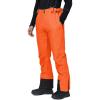 imageGS SNOWING Mens Snow Insulated Pants Winter Warm Ski Pant Outdoor Waterproof Snowboard Bibs with SuspendersOrange