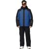 imageMens Ski Jacket and Pants Set Insulated Waterproof Waterproof Snow Suit Winter Outdoor Warm SnowsuitsBlbkblack