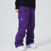 imageGS SNOWING Womens Insulated Snow Ski Pants Snowboarding Skiing Bibs Waterproof Windproof Hiking Outdoor PantsPurple