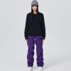 imageGS SNOWING Womens Insulated Snow Ski Pants Snowboarding Skiing Bibs Waterproof Windproof Hiking Outdoor PantsPurple