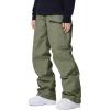 imageGS SNOWING Womens Insulated Snow Ski Pants Snowboarding Skiing Bibs Waterproof Windproof Hiking Outdoor PantsArmy Green