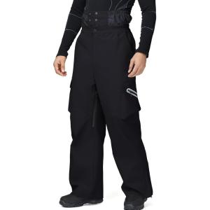 imageGS SNOWING Mens Ski Pants Super Baggy Snow Snowboard Insulated Waterproof Windproof Loose Cargo Pant for Outdoor SportsBlack