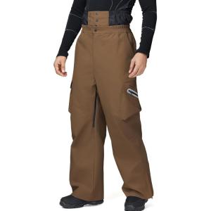 imageGS SNOWING Mens Ski Pants Super Baggy Snow Snowboard Insulated Waterproof Windproof Loose Cargo Pant for Outdoor SportsBrown