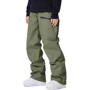 imageGS SNOWING Womens Insulated Snow Ski Pants Snowboarding Skiing Bibs Waterproof Windproof Hiking Outdoor PantsArmy Green