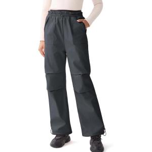 imageGS SNOWING Womens Snow Pants Waterproof Snowboard Pant Softshell Insulated Fleece Line Ski Pants Winter Warm Outdoor HikingDeep Grey