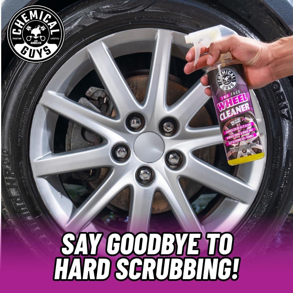imageChemical Guys Two Face Wheel Cleaner Color Changing Wheel Cleaner Safe for Cars Trucks SUVs Motorcycles RVs ampamp More Extra Large Size 32 fl oz  CLD30332