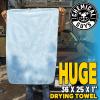 imageChemical Guys Woolly Mammoth Large Super Absorbent and Soft Microfiber Towels for Cars Blue 36 x 25 inches 2PackBlue