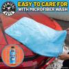 imageChemical Guys Woolly Mammoth Large Super Absorbent and Soft Microfiber Towels for Cars Blue 36 x 25 inches 2PackBlue
