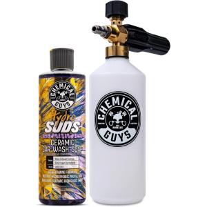 imageChemical Guys EQP367 TORQ Professional Snow Foam Cannon Car Wash Snow Foamer  Mr Pink Foam Party Wash ampamp Wax 16 fl oz Safe for Cars Trucks SUVs RVs ampamp More Works With Pressure WasherSnow Foamer  HydroSuds Ceramic SiO2 EQP368