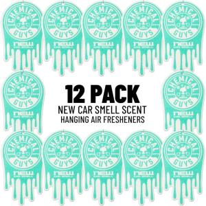 imageChemical Guys Hanging Air Freshener Variety Scent Pack 12 Pack Great for Cars Trucks SUVs RVs Home Garage Workspace Dorm Room ampamp More 4 x 3 Packs Black Frost Cherry Pina Colada  AIR40404New Car