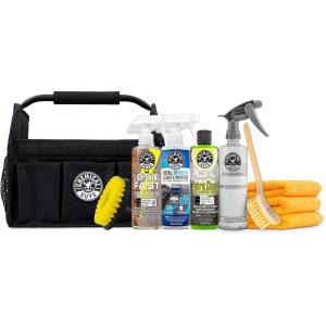 imageChemical Guys CWS20316C10 Foaming Citrus Fabric Clean Carpet ampamp Upholstery Heavy Duty Interior Cleaning Kit with Caddy 10 Piece Kit with Total Interior SPI22016 ampamp Lightning Fast SPI19116
