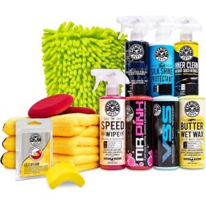 imageChemical Guys HOL123 Car Cleaning Kit for Interior ampamp Exterior 14 Items Including 7 16 oz Chemicals