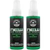 imageChemical Guys AIR10116 New Car Smell Premium Air Freshener and Odor Eliminator LongLasting Scent Great for Cars Trucks SUVs RVs ampamp More 16 fl oz4 Fl Oz Pack of 2