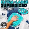 imageChemical Guys MIC49302 Chenille Premium ScratchFree Microfiber Wash Mitt Lime Green 96quot x 23quot x 7quot 2 PackTurquoise