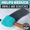 imageChemical Guys MIC49302 Chenille Premium ScratchFree Microfiber Wash Mitt Lime Green 96quot x 23quot x 7quot 2 PackTurquoise