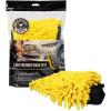imageChemical Guys MIC49302 Chenille Premium ScratchFree Microfiber Wash Mitt Lime Green 96quot x 23quot x 7quot 2 PackYellow Three Way