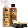 imageChemical Guys SPI10916 Leather Cleaner and Leather Conditioner Kit for Use on Leather Apparel Furniture Car Interiors Shoes Boots Bags ampamp More 2  16 fl oz Bottles16 Fl Oz KIT  BRUSH