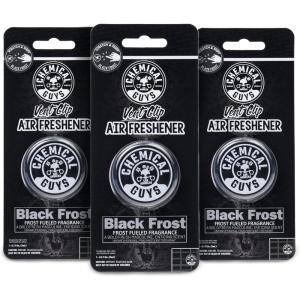 imageChemical Guys AIR22416 Black Frost Air Freshener and Odor Eliminator Great for Cars Trucks SUVs RVs Home Office Dorm Room ampamp More 16 fl oz1 Count Pack of 3